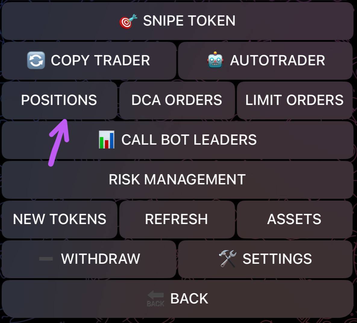 Positions Menu